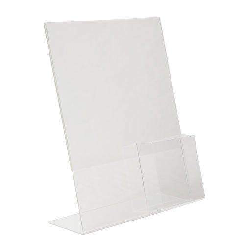 LHAP-1114E: 11w x 14h Clear Acrylic Combo Ad Frame w/Pocket Trifold ...