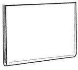 LHPN-1185E: 11"w x 8.5"h Wall Mount Ad Frame/Sign Holder