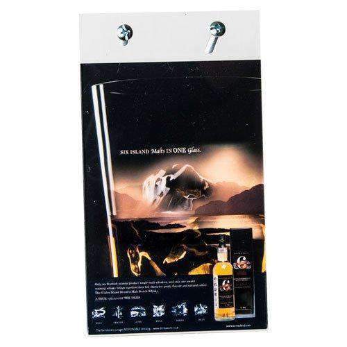 LHP-46E: 4w x 6h Clear Wall Mount Ad Frame/Sign Holder