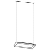 LHB-49E: 4w x 9h Clear Top Load Table Tent