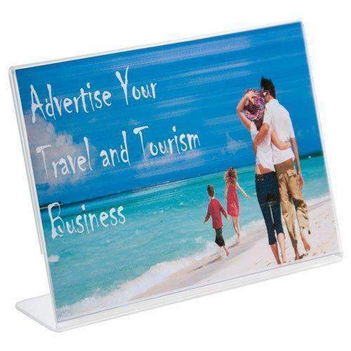 11W x 17H Sign Holder Tall Top Load Double Sided Table Tent