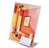 LHAC-8511E: 8.5w x 11h Clear Acrylic Combo Ad Frame w/BC Pocket