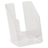 SPF-0409-2: Clear Acrylic Brochure Holder for 4w Literature