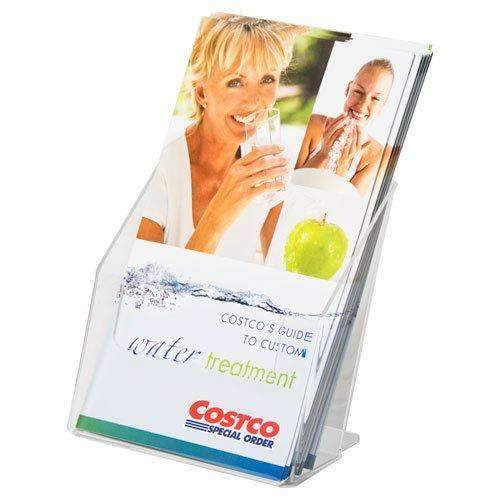 SPF-5585-2: Clear Acrylic Brochure Holder for 5.5w Literature