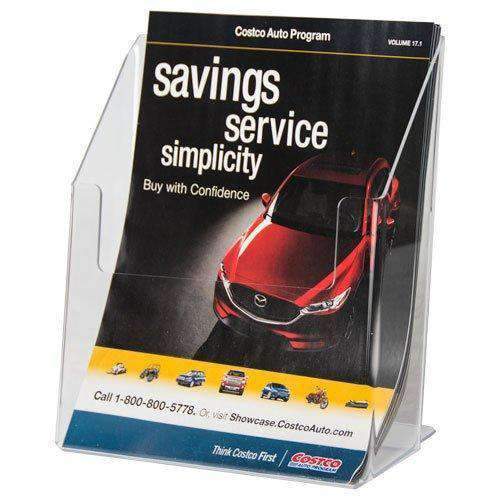 SPF-8511-2: Clear Acrylic Brochure Holder for 8.5w Literature