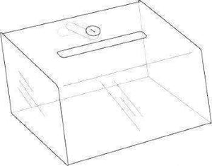 CBL-533: Clear Acrylic Locking Coin Box