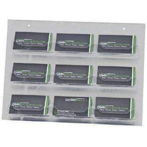 CHW-M33: Clear Acrylic Wall Mount 9-Pocket Business Card Holder