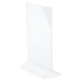 LHB-57E: 5w x 7h Clear Top Load Table Tent