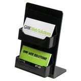 LHSC-2H: Slant Back Easel With A Two Business Card Pockets
