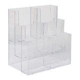 LHF-S106: Acrylic 6-Pocket Brochure Holder for 3.5 Inch Literature