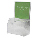 SBB-976-H: Acrylic Ballot/Suggestion Box w/Header