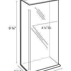 CCAH-0409: Outdoor Tri-Fold Brochure Holder With Lid