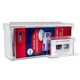 CCAH-0904-BC: Horizontal Outdoor Tri-Fold Brochure Holder With Business Card Pocket & Lid